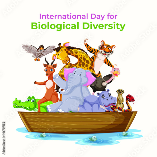 Fototapeta Naklejka Na Ścianę i Meble -  International Day for Biological Diversity on may 22