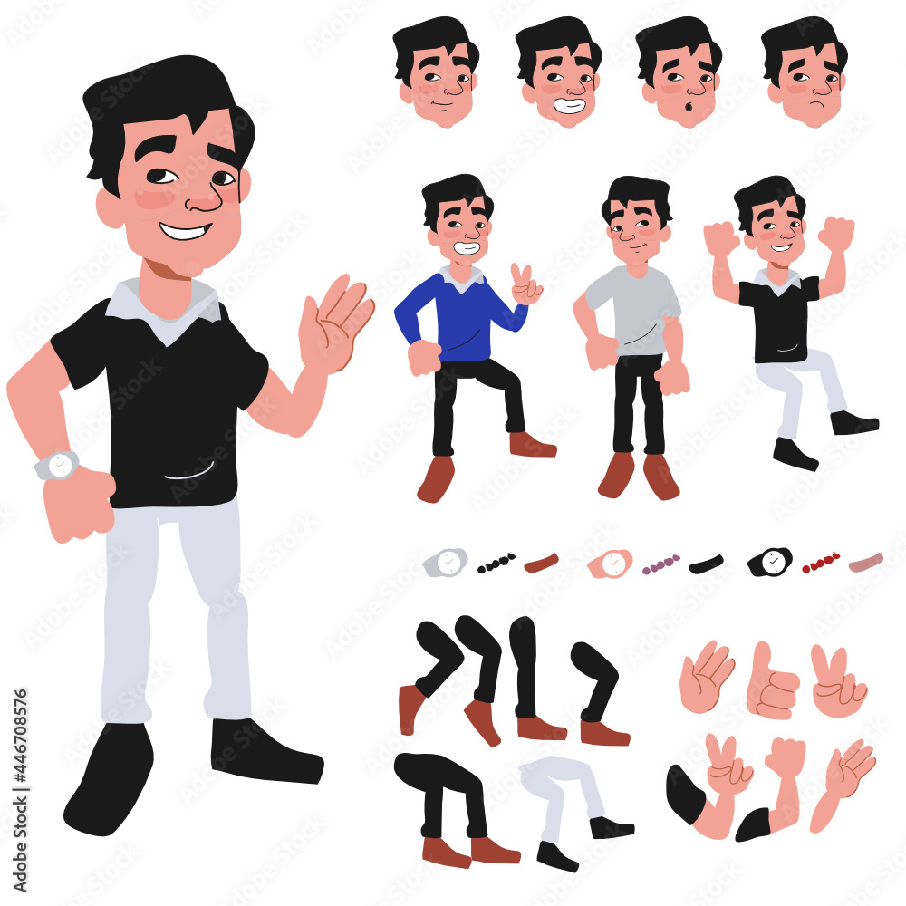 set of businessman set of businessman