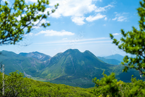 大分県の平治岳、大船山の登山道 Trail of Mt.Heijidake and Mt.Taisenzan in Oita Prefecture