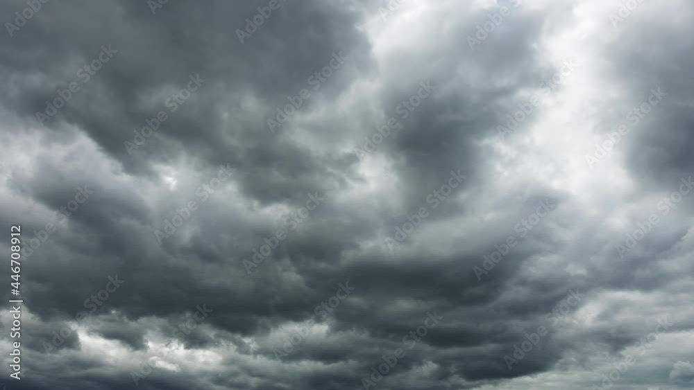 Majestic gray clouds flying over the horizon. High quality time lapse without birds, without flicker. Majestic gray clouds flying over the horizon. High quality time lapse without birds, without flicker.