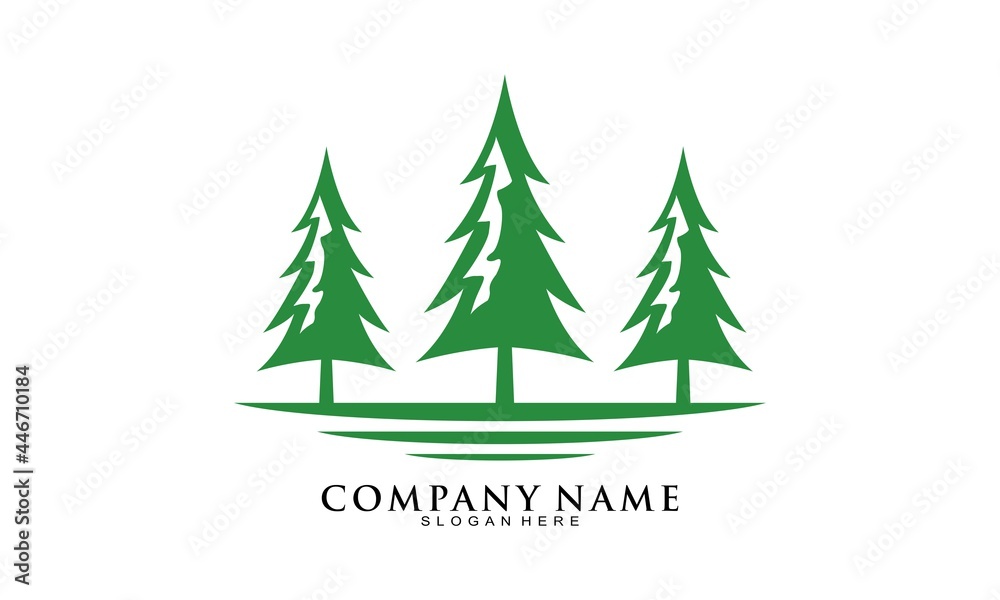 Three spruce logo design Three spruce logo design