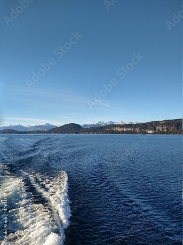 
boat trip on the lake