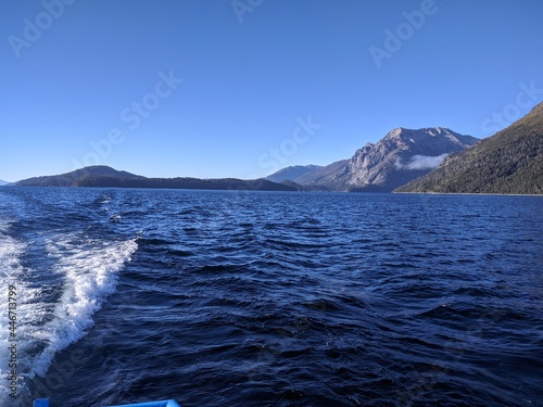 boat trip on the lake
