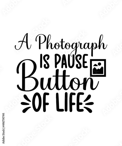 Photography SVG Bundle, Camera Cut File, Photographer Saying, Funny Shirt Quote, Hobby Design, Occupation, dxf eps png, Silhouette or Cricut