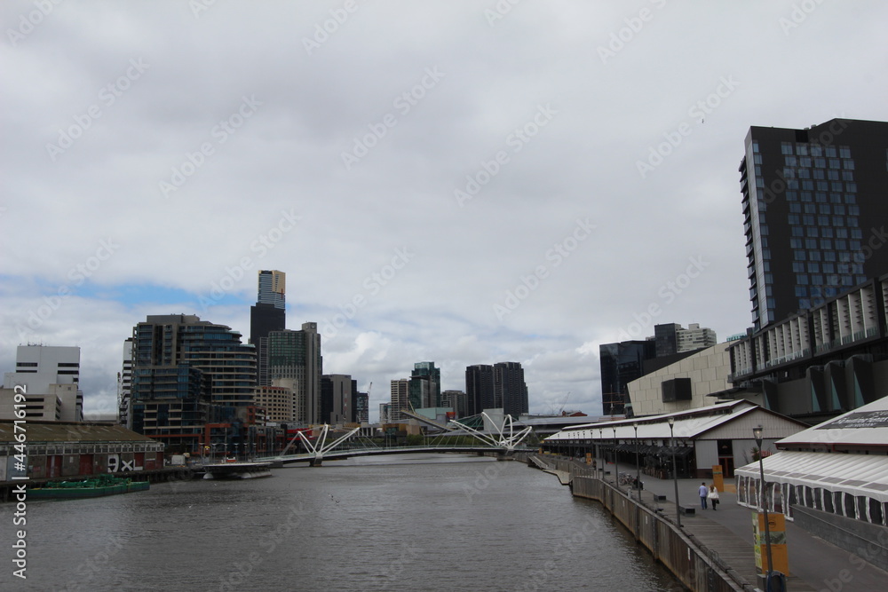 Obraz premium Docklands, Melbourne, Victoria, Australia