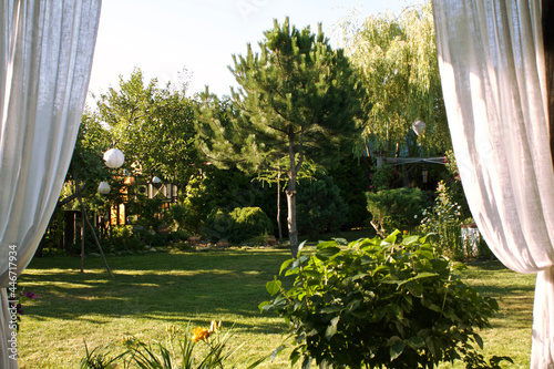 window in the garden