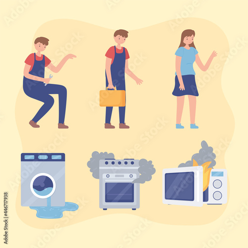 damaged appliances people