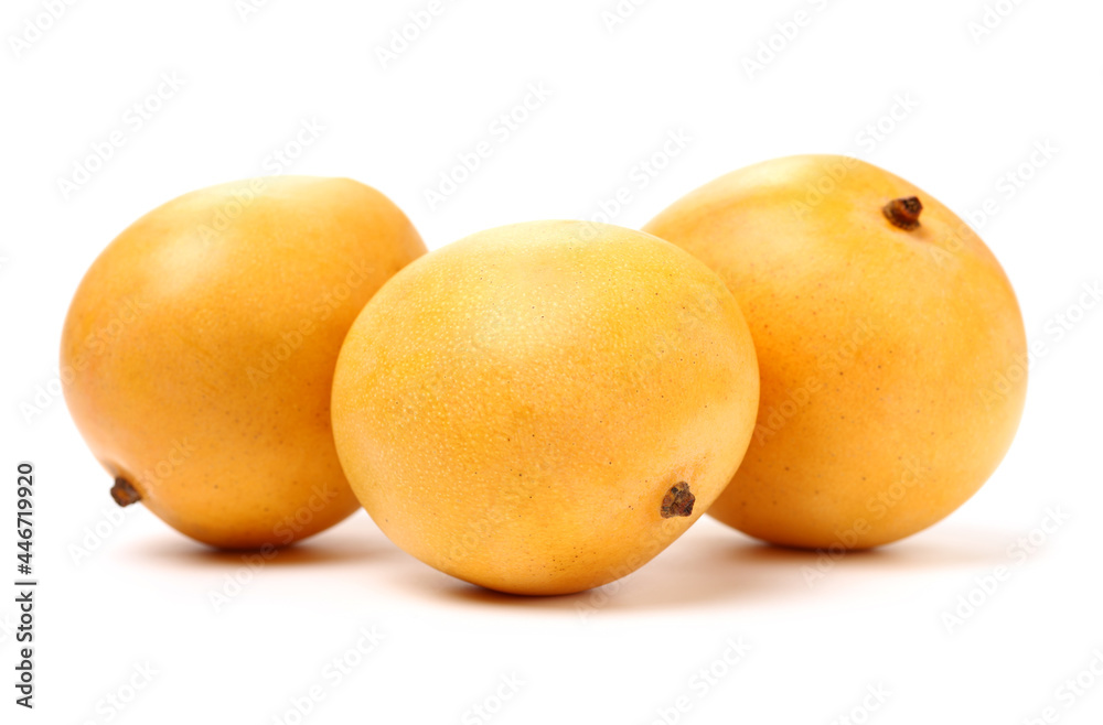 mangos on a white background 