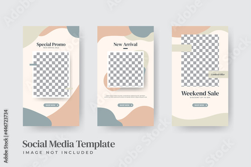 Minimal fashion sale instagram stories template