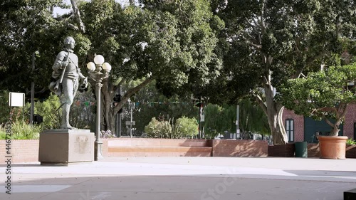 Standing statue in the plaza photo