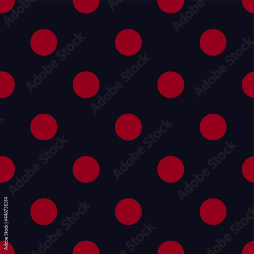 vector print of peas, seamless red circles for print or clothes