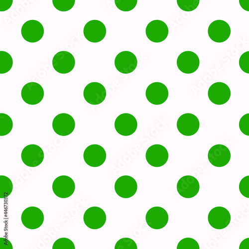 vector print of peas, seamless green circles for print or clothes