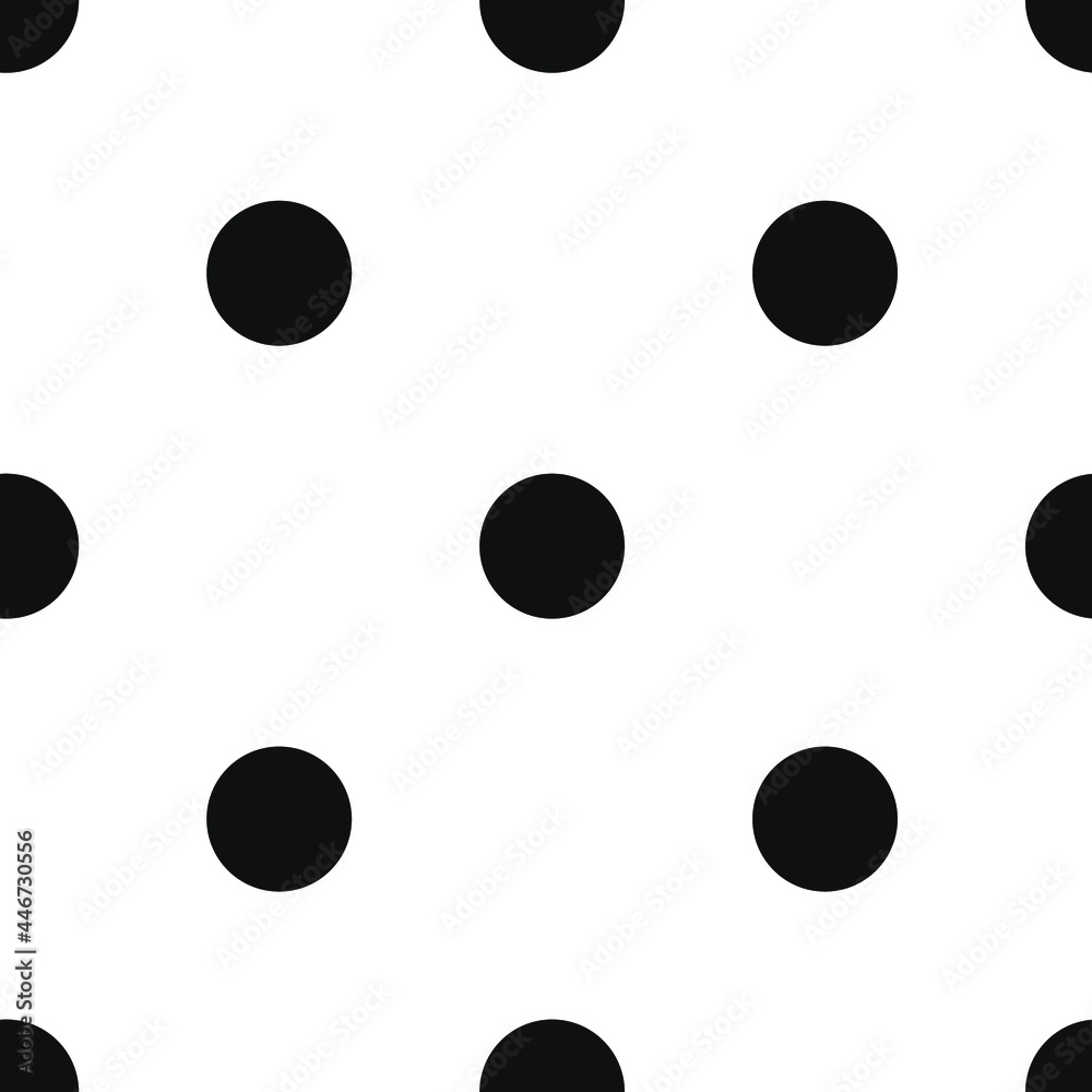 vector print of peas, seamless black circles for print or clothes vector print of peas, seamless black circles for print or clothes