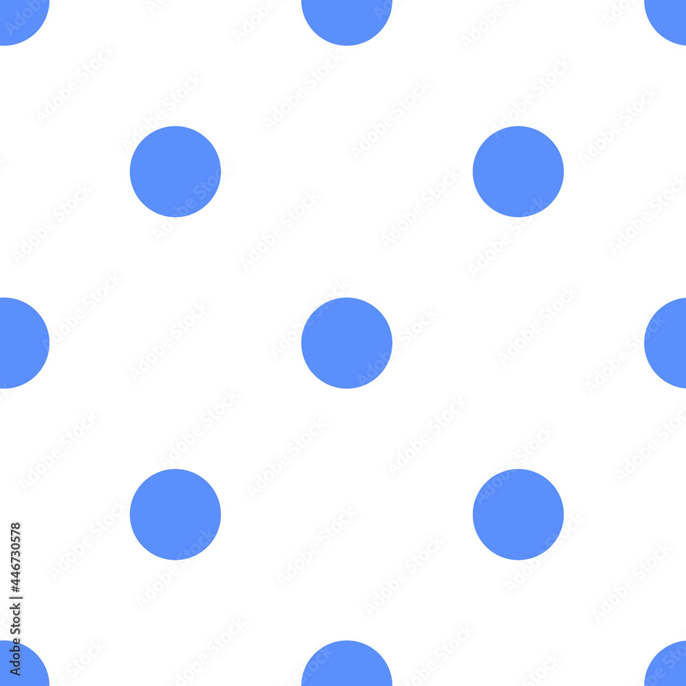 vector print of peas, seamless blue circles for print or clothes