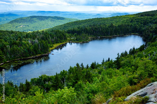 Lake Solitude on Mt. Sunapee in Newbury, New Hampshire. © duke2015