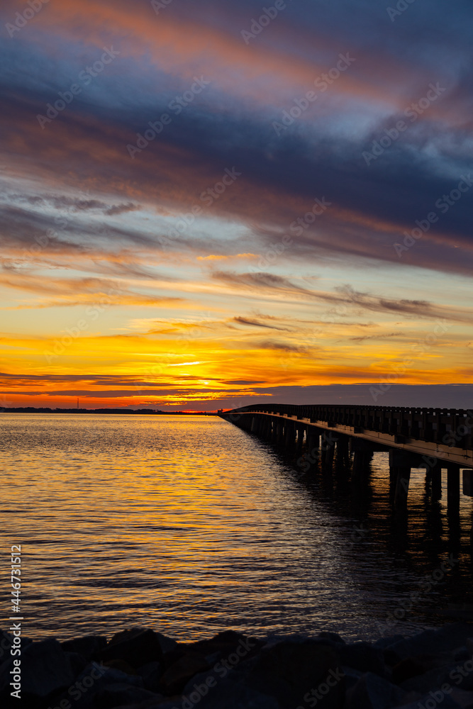 Bridge into Sunset
