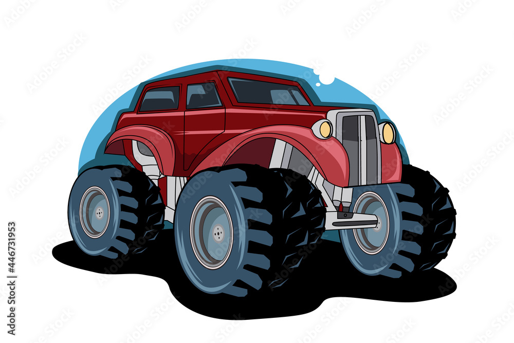 classic car illustration vector