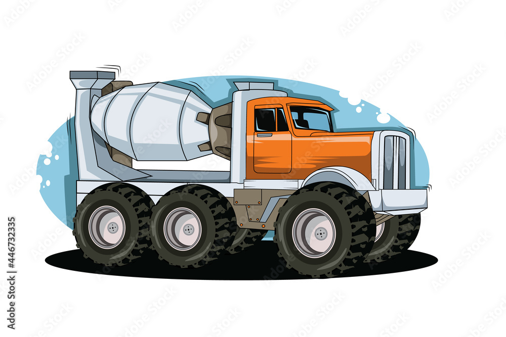 classic truck illustration vector