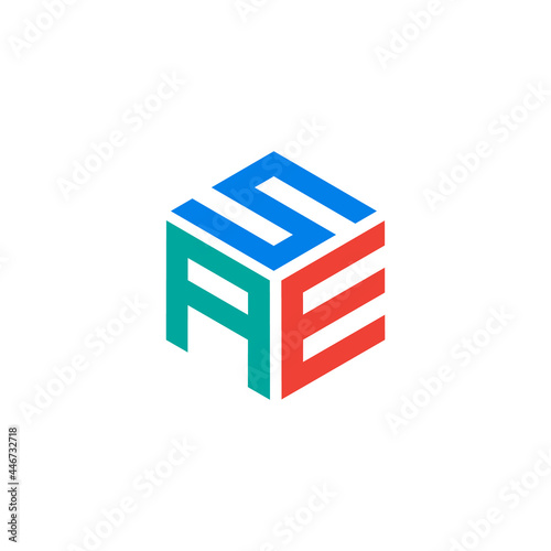 Hexagon logo with the letters SAE design