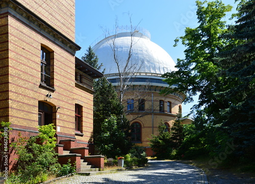 Historisches Bauwerk im Wissenschaftspark Albert Einstein auf dem Telegrafenberg, Potsdam, Brandenburg photo