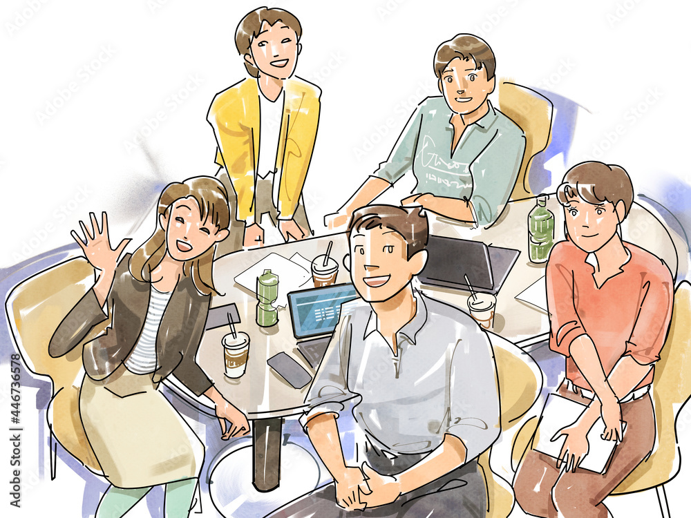 ベンチャー企業のイラスト Stock Illustration Adobe Stock