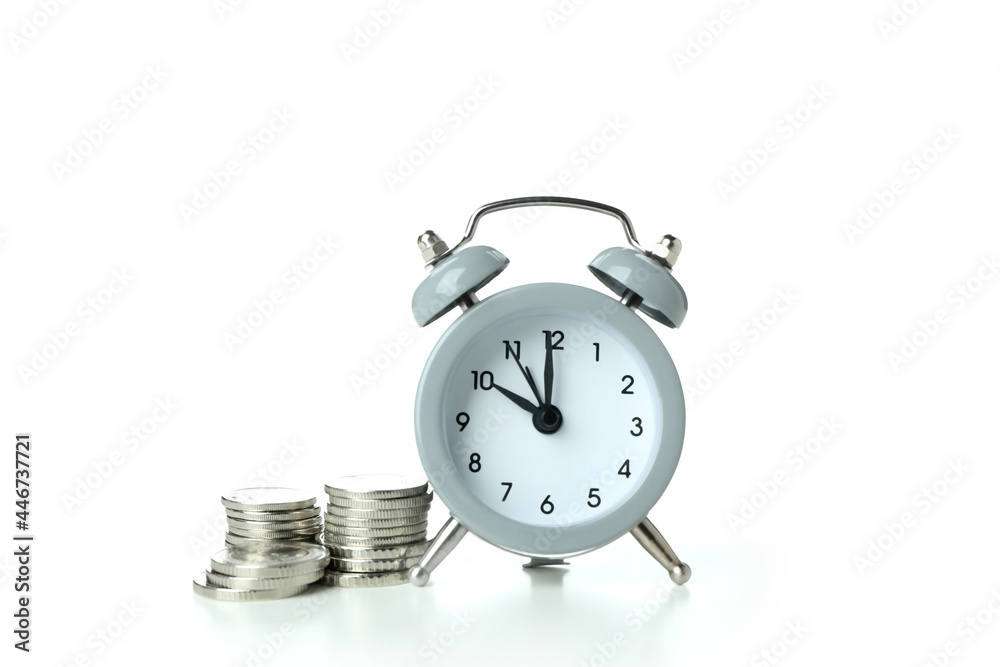 Concept of finance isolated on white background