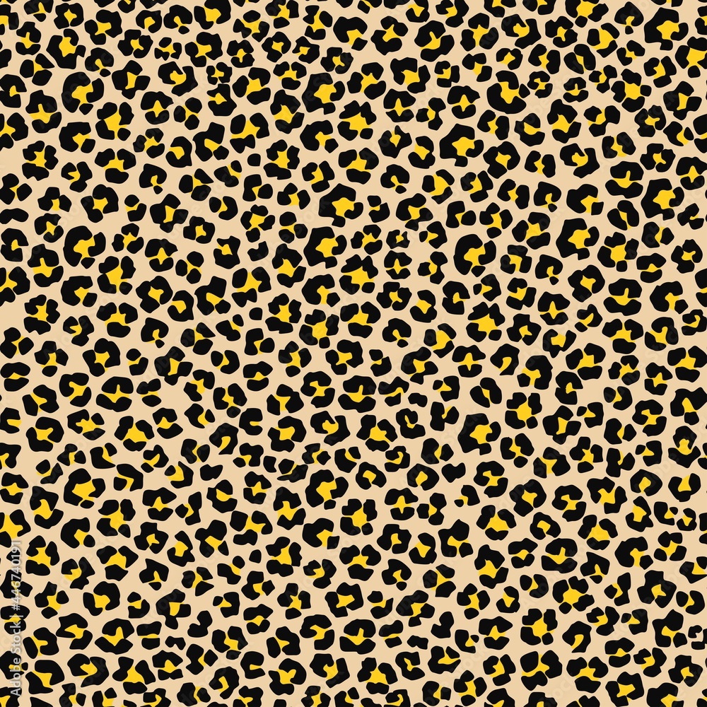 in vector leopard print. seamless leopard skin for clothing or print in vector leopard print. seamless leopard skin for clothing or print