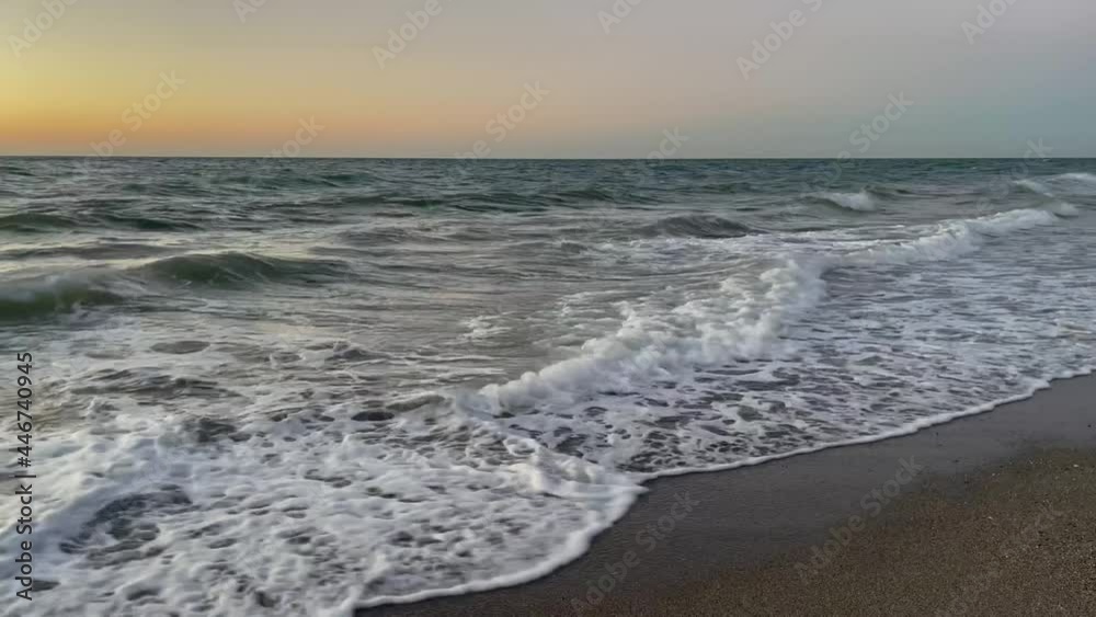 Beautiful sunset near Rethymno on Crete island, Greece Beautiful sunset near Rethymno on Crete island, Greece