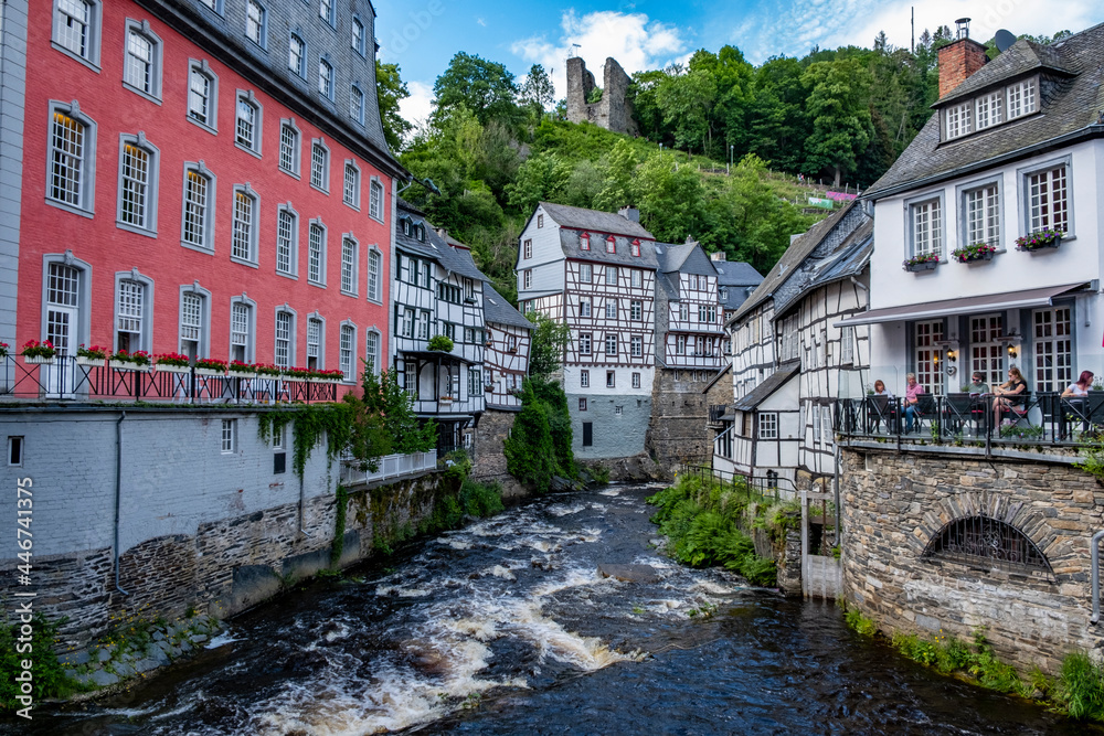 Historic old town of Monschau in the Eifel Historic old town of Monschau in the Eifel