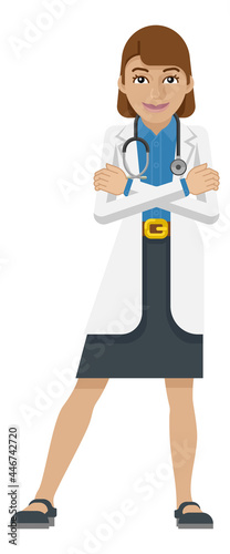 Young Woman Medical Doctor ...