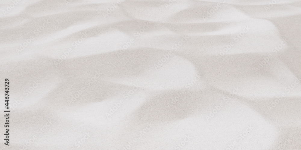 white sand beach 3D texture, tropical summer concept nature background, copy space