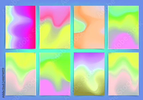 Liquid color background design. Futuristic design posters