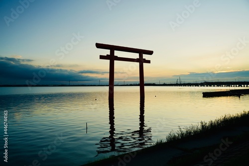 鹿島神宮 一の鳥居 北浦 Kashima Jingu Ichi no Torii Kitaura