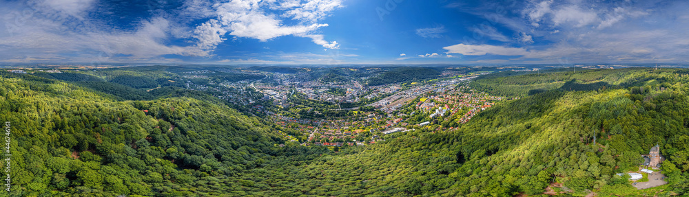 Fototapeta premium Marburg Germany 360° vr aerial