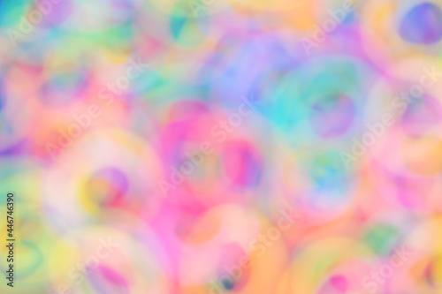 Abstract blur full color circle texture