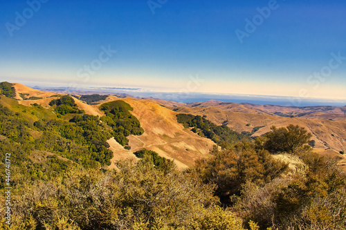 View from Green Valley of Central California coast