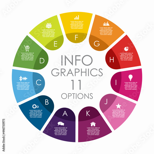 Infographic design template with place for your data. Vector illustration.