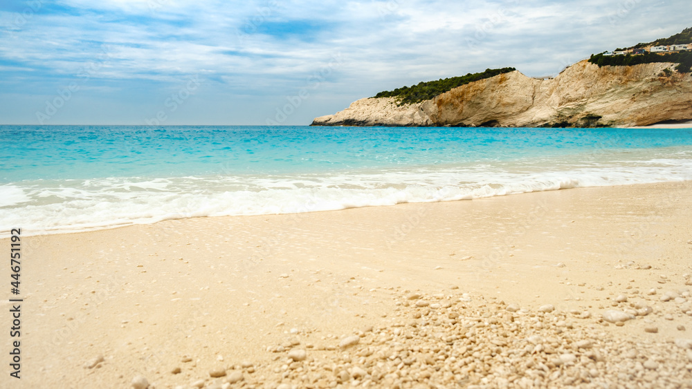 Famous Porto Katsiki beach on Greece