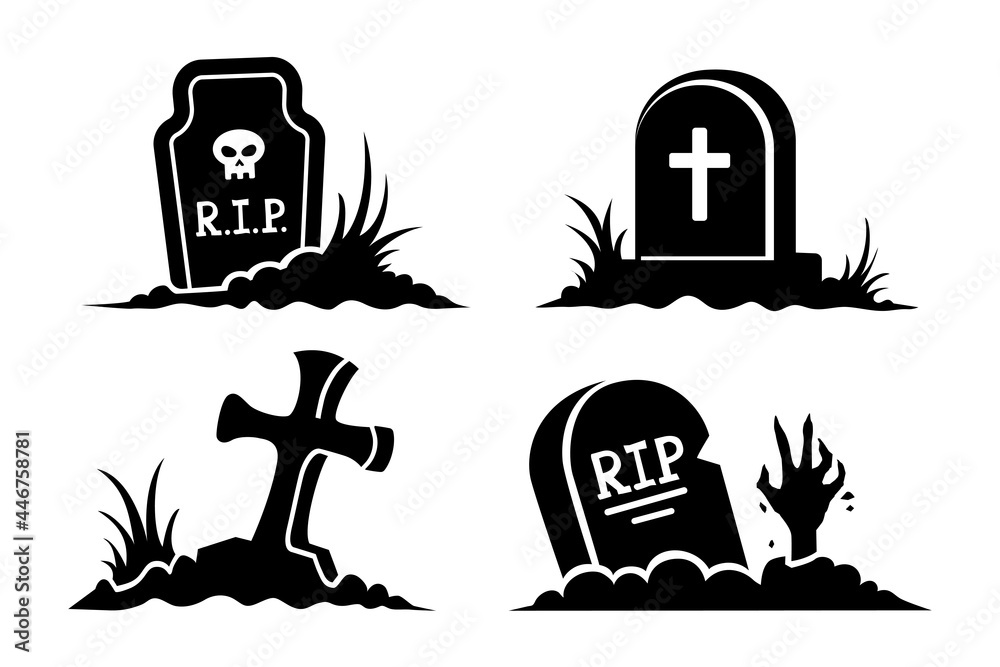 Cemetery, gravestone, graveyard, rip, tombstone icon - Free download