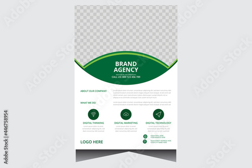 Special creative corporate business flyer design template