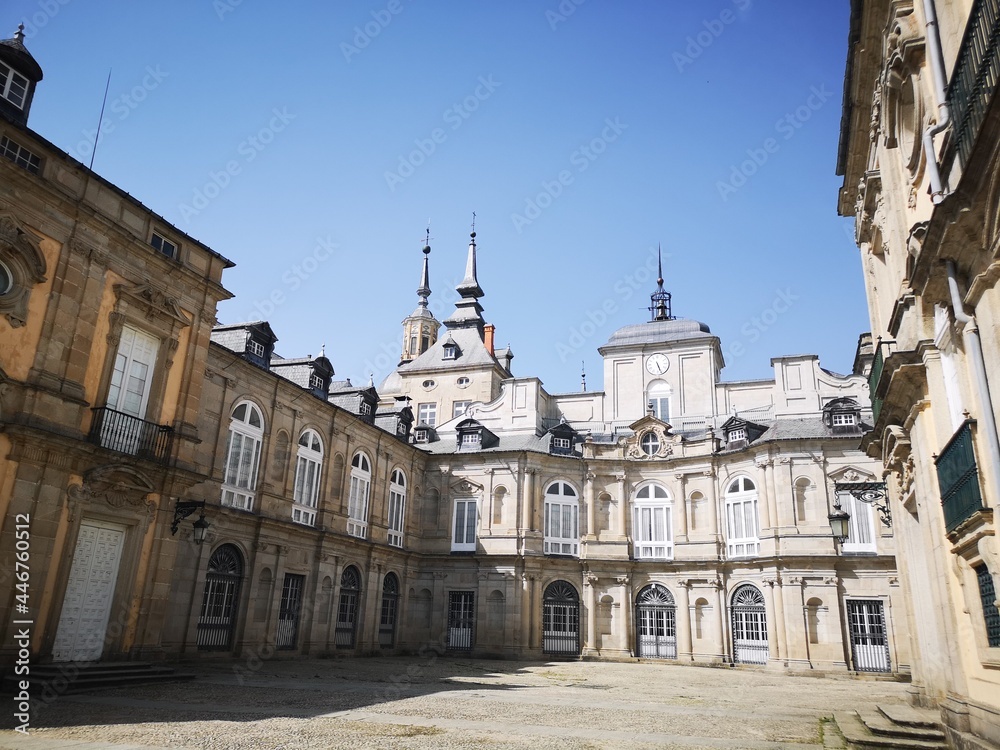Royal palace of La Granja in Segovia Spain