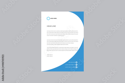 Corporate Business letterhead template design