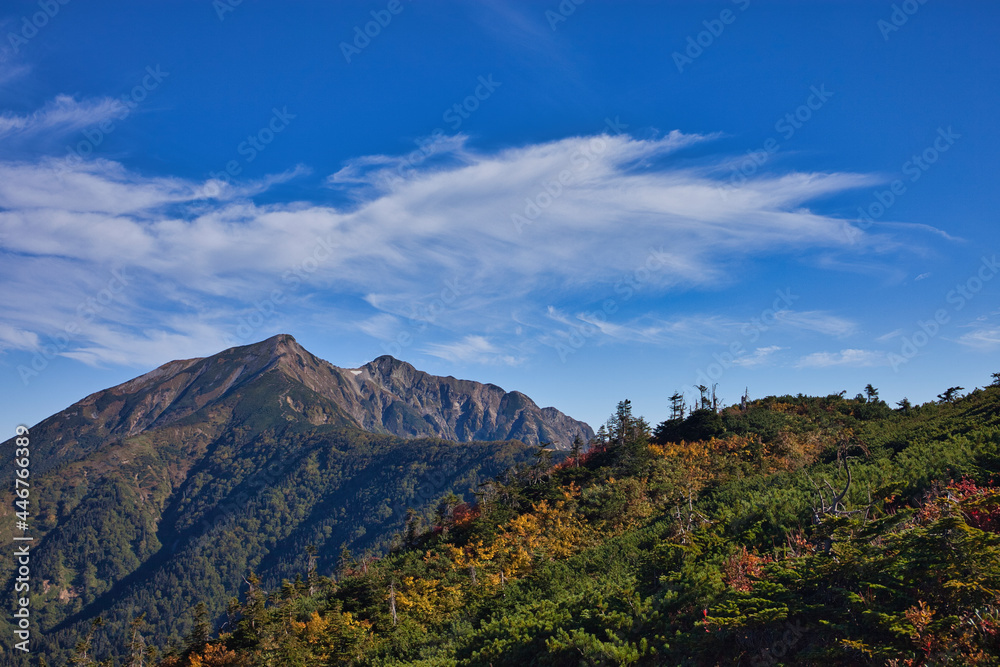 Mt.Kashimayari trekking in early autumn, 初秋の鹿島槍ヶ岳登山