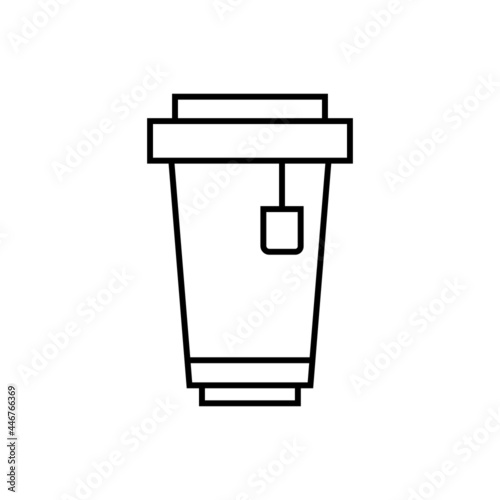 Coffee icon vector set. Tea illustration sign collection. hot drinks symbol or logo.

