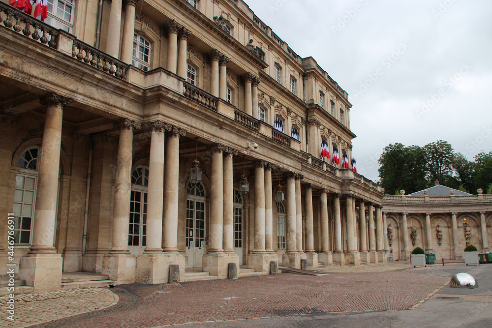government palace in nancy in lorraine (france) 