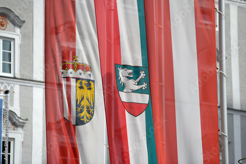 Stadtamt Rathaus von Enns, Oberösterreich, Österreich, Europa photo