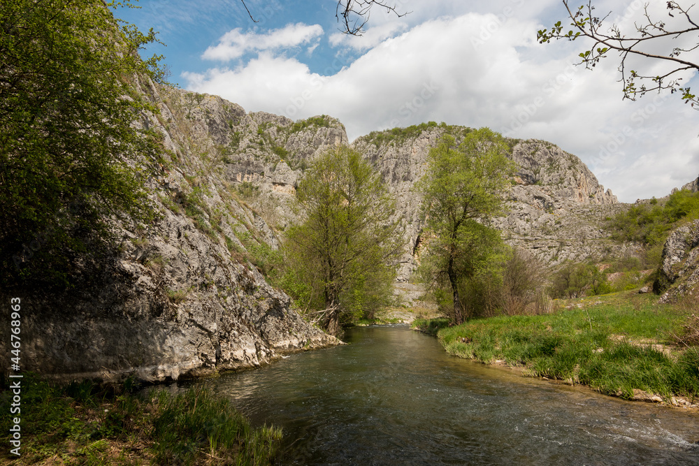 Nisevac natural gorge in Serbia