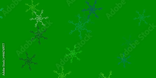 Light Blue, Green vector background with lines.
