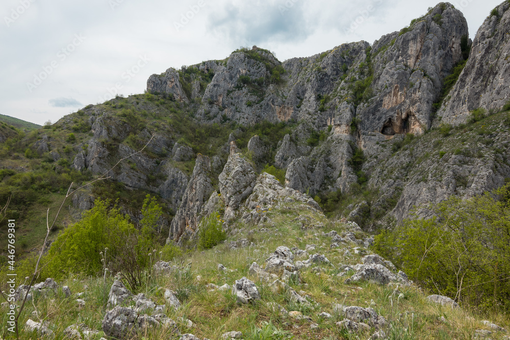 Nisevac natural gorge in Serbia