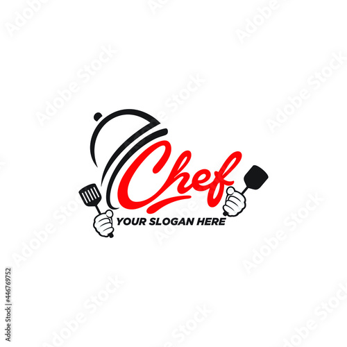Modern Chef Vector Logo Design